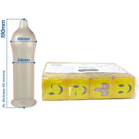INTERN - SMILEY CONDOM BAG 144 UNITS