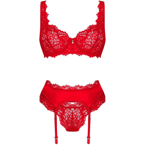 OBSESSIVE - LOVE CHERRIS 3-PIECE SET S/M