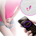Fisherman Vibrador rosa controlado por APP