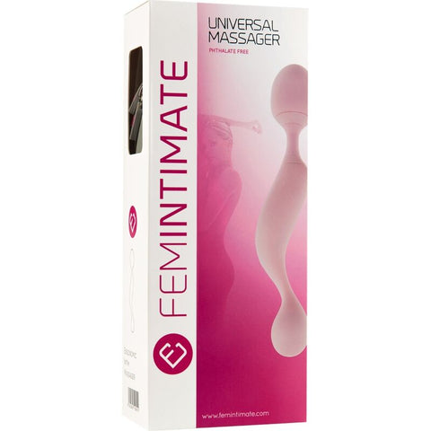 FEMINTIMATE - PINK SILICONE VIBRATING UNIVERSAL MASSAGER