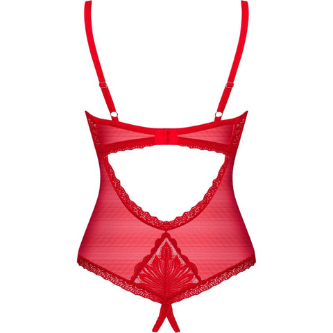 OBSESSIVE - CHILISA CROTCHLESS TEDDY XS/S