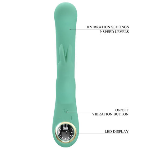 PRETTY LOVE - LAMAR GREEN RABBIT &amp; G-SPOT VIBRATOR
