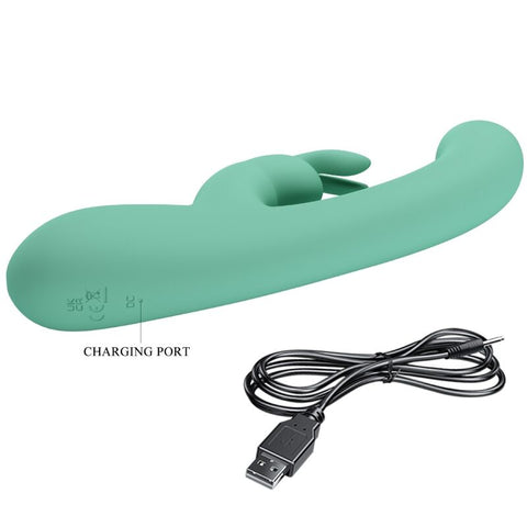 PRETTY LOVE - LAMAR GREEN RABBIT &amp; G-SPOT VIBRATOR