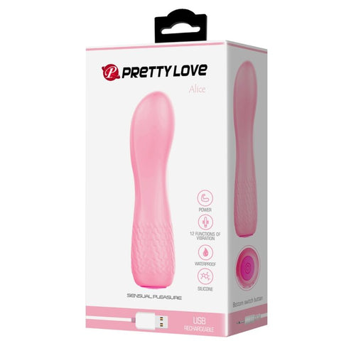 PRETTY LOVE - ALICE RECHARGEABLE PINK VIBRATOR