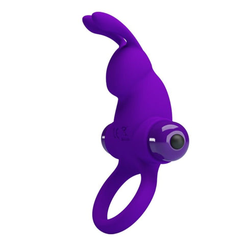 PRETTY LOVE - VIBRATING RING I PURPLE RABBIT PENIS