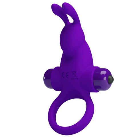 PRETTY LOVE - VIBRATING RING I PURPLE RABBIT PENIS