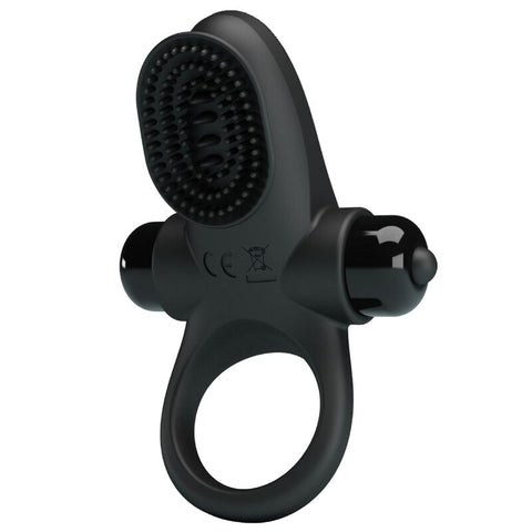 PRETTY LOVE - VIBRATING PENIS RING II BLACK