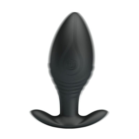 PRETTY LOVE - REGINA BLACK RECHARGEABLE VIBRATING ANAL PLUG