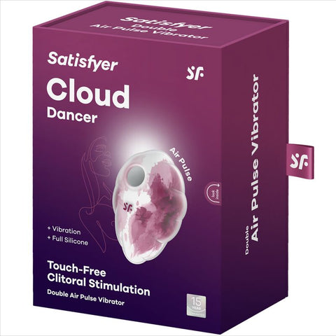 Satisfyer Cloud Dancer - Vibrador Air Pulse - Divino Secreto