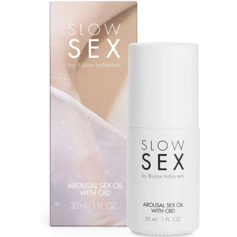 BIJOUX - SLOW SEX ACEITE DE MASAJE SEXUAL CON CBD 30 ML