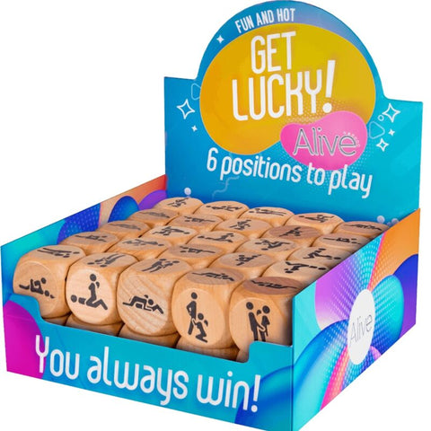 ALIVE - GET LUCKY 6-POSITION DICE BOX 50 UNITS