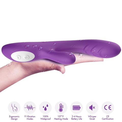 ARMONY - SPARK VIBRADOR EFECTO CALOR VIOLETA RESISTENTE AL AGUA