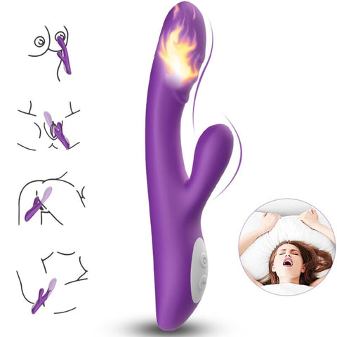 ARMONY - SPARK VIBRADOR EFECTO CALOR VIOLETA ESTIMULADOR DEL PUNTO G