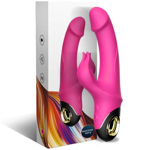 ARMONY - METEROR DILDO VIBRATING RABBIT ROTATOR FUCHSIA