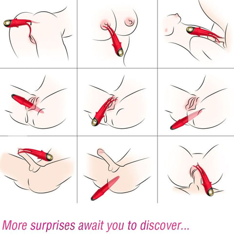 ARMONY - SHADOW VIBRATING CLAMP RED