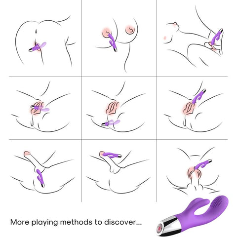 ARMONY - VIBRADOR RABBIT VIOLETA ESTIMULADOR PUNTO G FEMENINO