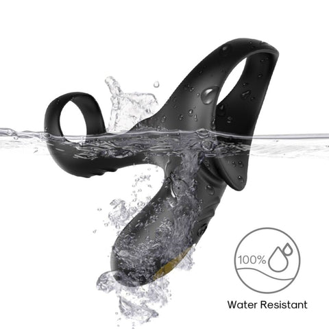 ARMONY - RANGER DOUBLE VIBRATING RING FOR COUPLE, BLACK