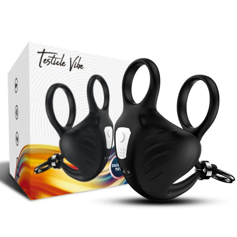 ARMONY - BLANKET VIBRATING TESTICLE RING REMOTE CONTROL BLACK