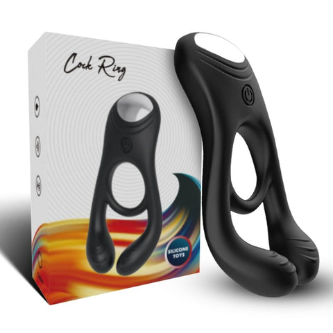 ARMONY - VEYRON DOUBLE CLAMP VIBRATING RING REMOTE CONTROL BLACK
