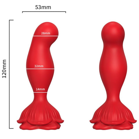 ARMONY - PINK VIBRATOR &amp; ANAL PLUG REMOTE CONTROL RED
