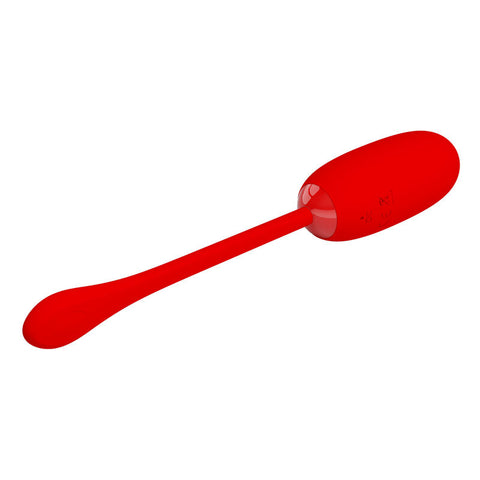 PRETTY LOVE - JULIUS WATERPROOF &amp; RECHARGEABLE VIBRATING EGG RED