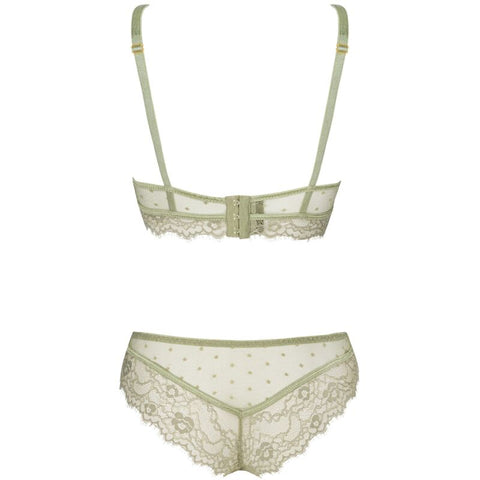 LIVCO CORSETTI FASHION - PINE LC 90667 BRA + PANTY KHAKI S/M