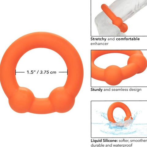 CALEXOTICS - ALPHA DOUBLE BALL ORANGE RING