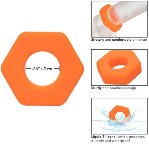 CALEXOTICS - ALPHA ORANGE SEXGONO PROLONG RING