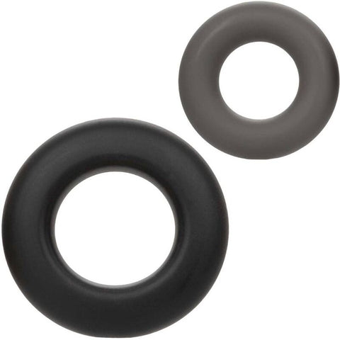 CALEXOTICS - ALPHA SET OF 2 PROLONG RINGS GREY