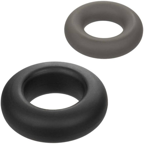 CALEXOTICS - ALPHA SET OF 2 PROLONG RINGS GREY