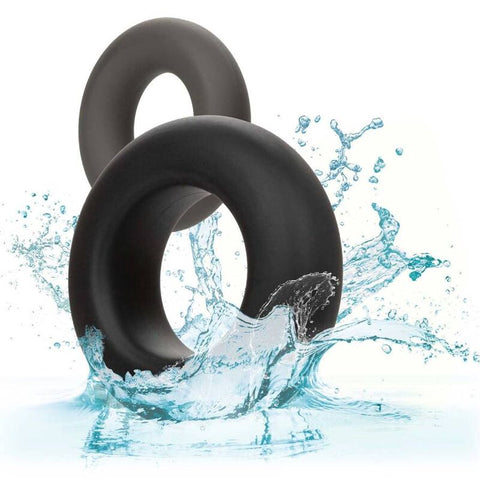 CALEXOTICS - ALPHA SET OF 2 PROLONG RINGS GREY