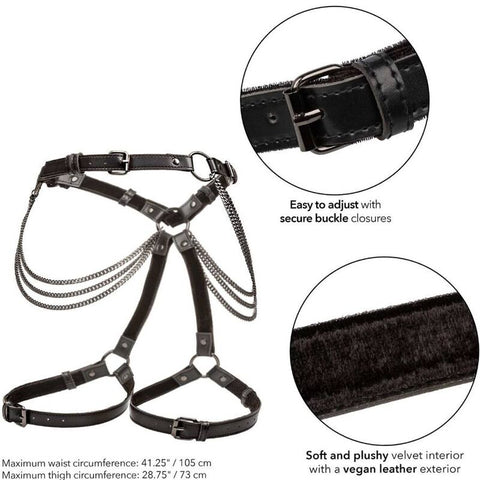 CALEXOTICS - EUPHORIA CHAIN ​​THIGH HARNESS