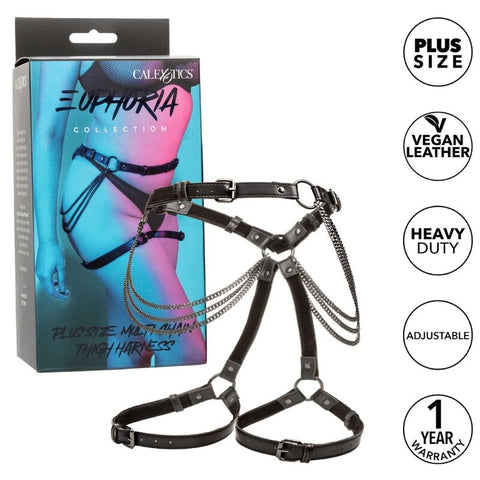 CALEXOTICS - EUPHORIA THIGH HARNESS CHAIN ​​PLUS SIZE