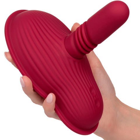 CALEXOTICS - RIDER DOUBLE MOTOR MASSAGER REMOTE CONTROL RED