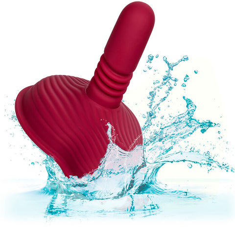 CALEXOTICS - RIDER DOUBLE MOTOR MASSAGER REMOTE CONTROL RED