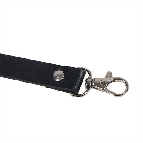 SUBBLIME - BODY HARNESS ADJUSTABLE STRAPS BLACK LEATHER ONE SIZE