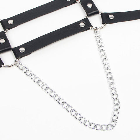 SUBBLIME - CHAIN ​​DETAIL STRAPS HARNESS ONE SIZE