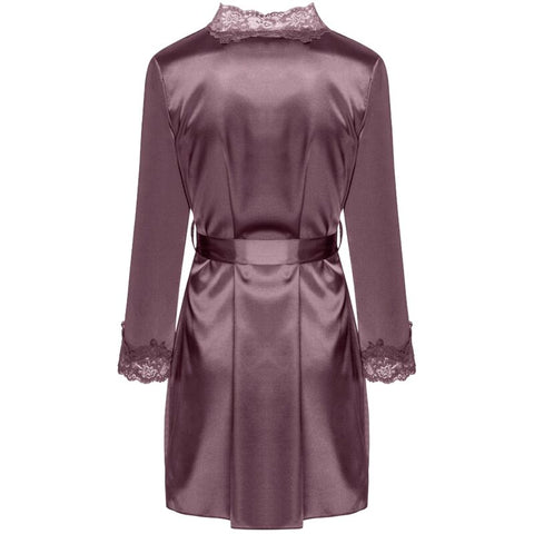 LIVCO CORSETTI FASHION - JACQUELINE LC 90249 ROBE + SHIRT + PANTY VIOLET S/M