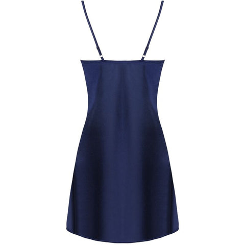 LIVCO CORSETTI FASHION - JACQUELINE LC 90249 ROBE + SHIRT + PANTY NAVY BLUE S/M