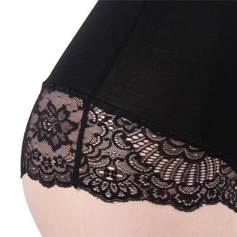 SUBBLIME - TEDDY WITH BLACK FLORAL LACE DETAIL L/XL
