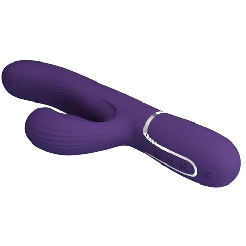 PRETTY LOVE - PERLITA 3-IN-1 MULTIFUNCTION G-SPOT VIBRATOR PURPLE