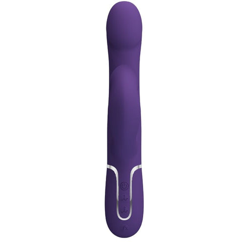 PRETTY LOVE - ZALIN 4-IN-1 PURPLE RABBIT PEARL VIBRATOR