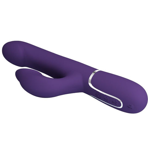 PRETTY LOVE - ZALIN 4-IN-1 PURPLE RABBIT PEARL VIBRATOR