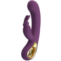 Prettylove vibradores rabbit para mujer color morado con estimulación del punto G