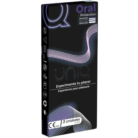 UNIQ - ORAL MASK PRESERVATIVOS SIN LATEX 3 UNIDADES