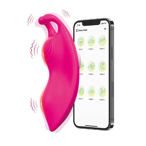 ARMONY - HONEYBEE FUCHSIA G-SPOT VIBRATING PANTIES - FREE APP