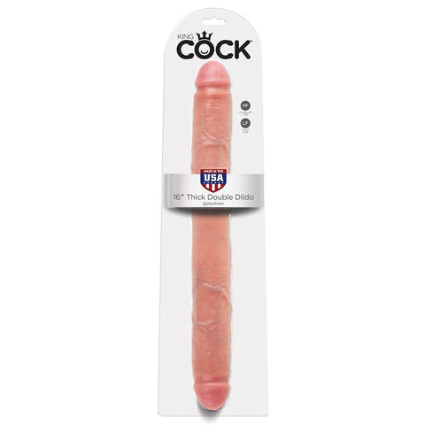 KING COCK - THICK DILDO DOBLE PENETRACIÓN 40.6 CM