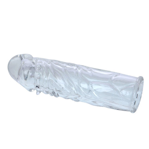 BAILE - FUNDA LILA PARA EL PENE EN SILICONA ADAPTABLE 13 CM