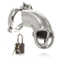 Anillo sexual bdsm de castidad color plata
