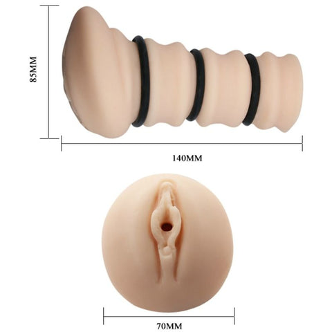 CRAZY BULL - MASTURBATOR WITH RINGS MODEL VAGINA 2